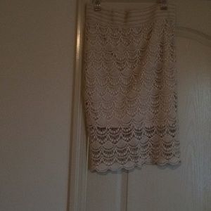 Maurice's crochet skirt with elastic waist